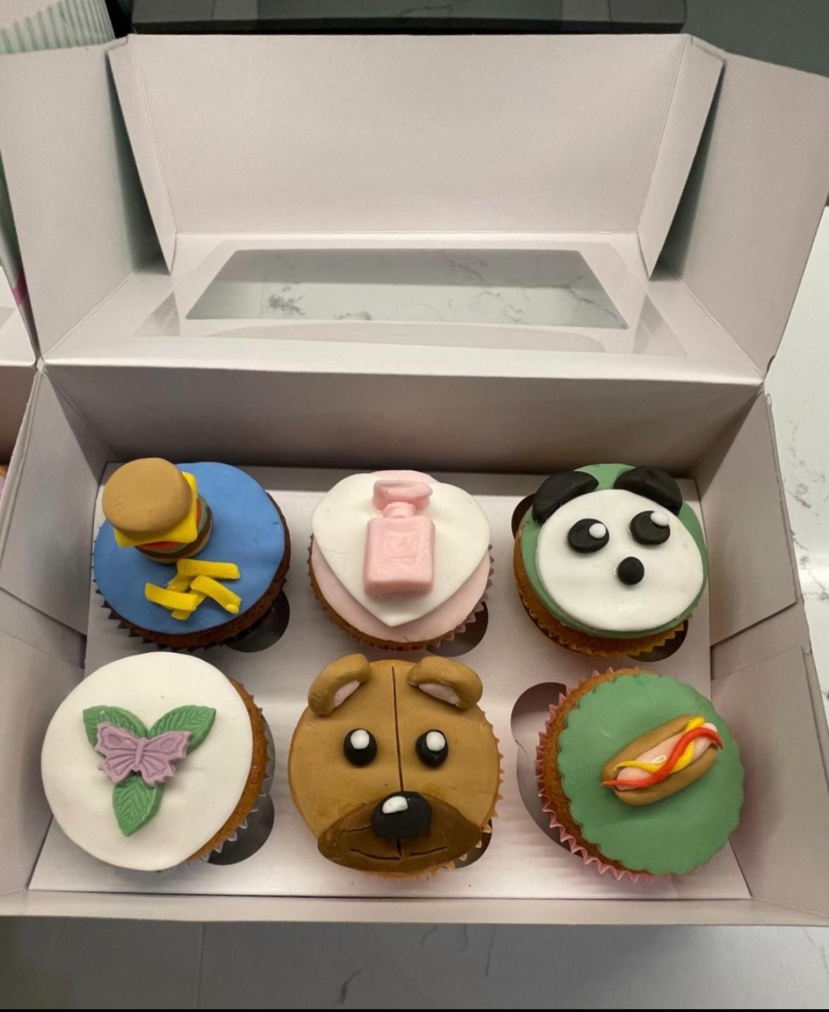 Themed character cupcakes